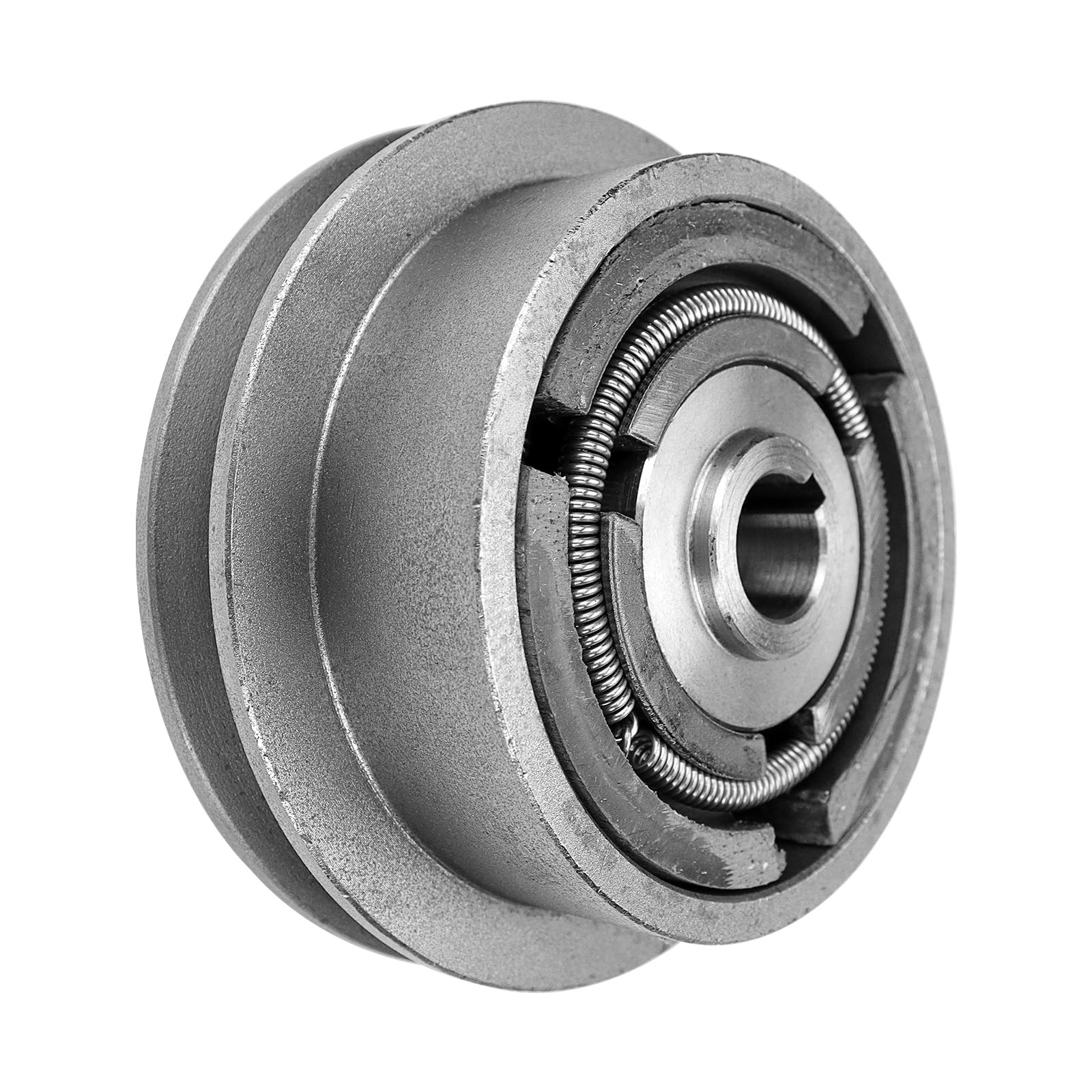 Poulie simple d'embrayage centrifuge de 12,7 cm – Courroie trapézoïdale de 1,27 cm alésage de 1,9 cm compatible avec les compacteurs de plaque Wacker VP1340 VP1350 VP1750 | Arbres de moteur Honda
