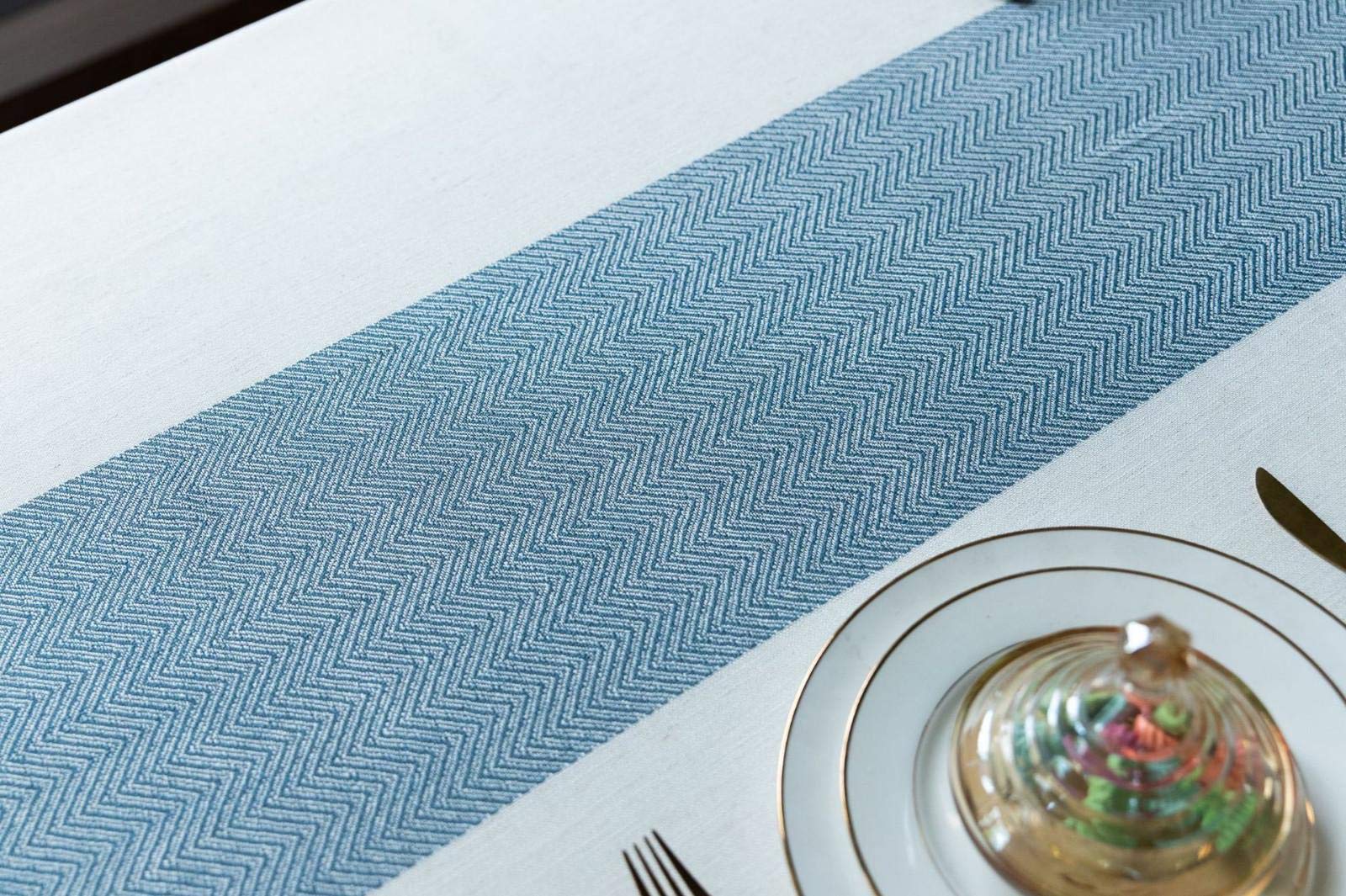 YUOYU Tovaglia in Lino Cotone Tinta Unita Hotel Tavolo da Picnic Tovaglie rettangolari Sala da Pranzo per la casa Decorazione Tavolo da tè Nappa in Pizzo
