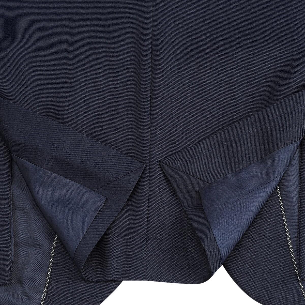 Chaqueta de traje para hombre, fina, clásica, con dos botones Tuxedo Formal para boda, azul marino