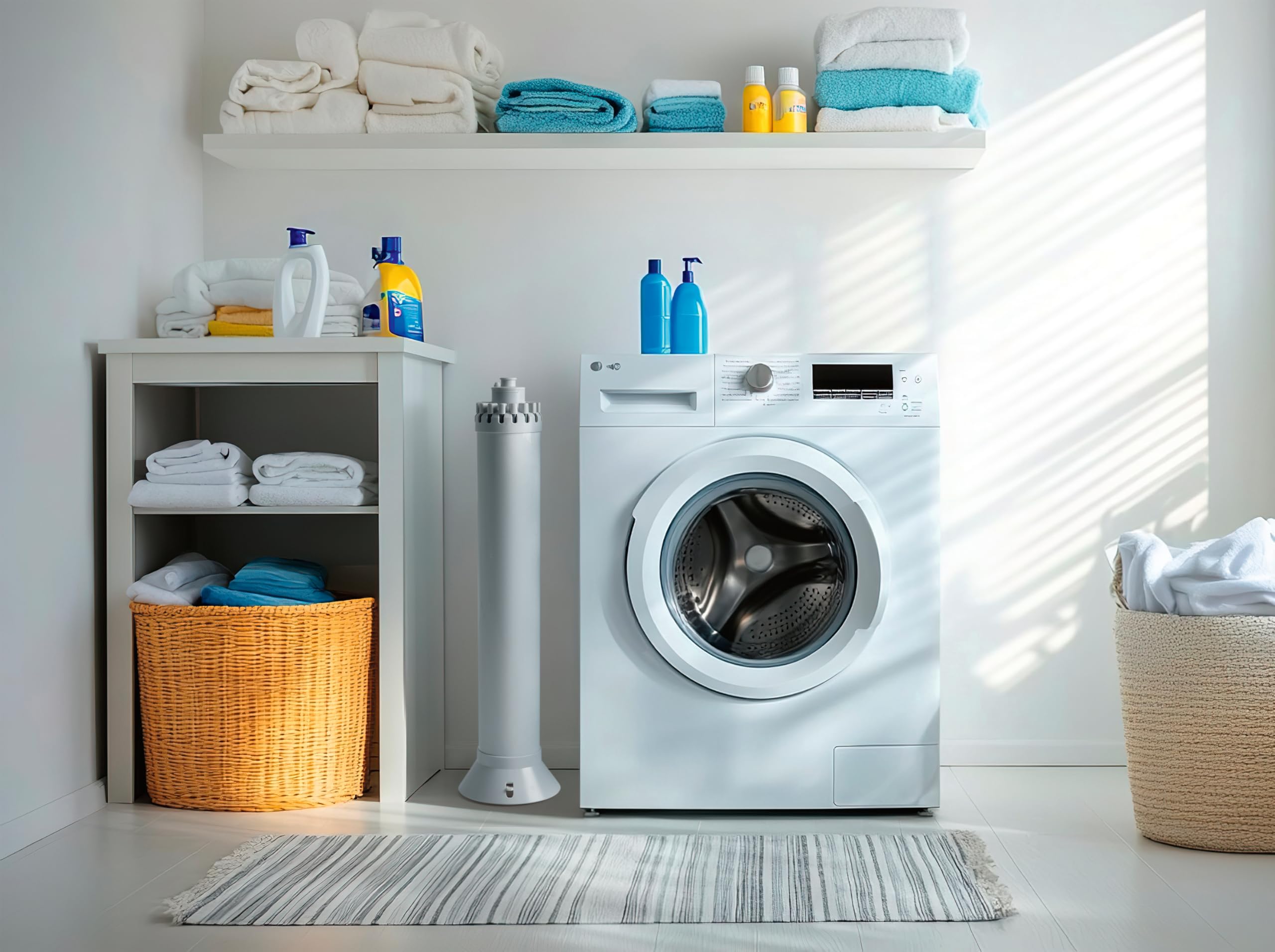 EASYmaxx - Tendedero de Ropa abatible 800 – Plegable, de Montaje Variable con 16 Brazos | Tendedero con Sistema | Individualmente Adaptable al Espacio y cantidad de Ropa | Ahorra Espacio y es Estable