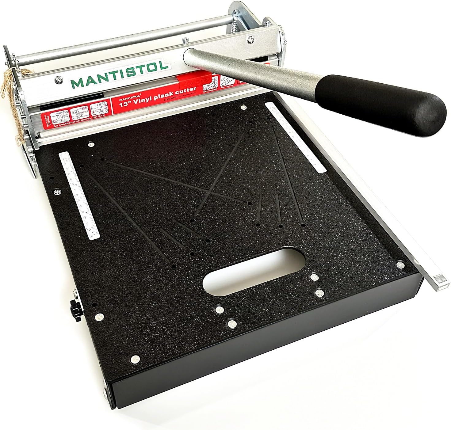 13" Rigid Core Vinyl Floor Cutter, Cuts SPC/LVP/LVT/WPC up to 9.5mm; Crack-free! ?Moveable blade for irregular corners, door jams, etc. -saves 30% time! Perfect for Pros & DIYers! 13" floor cutter