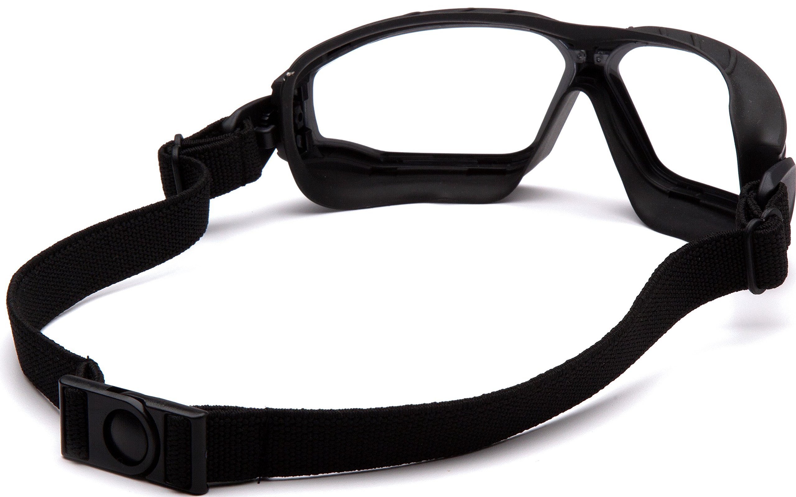 Pyramex Safety GB10010TM Torser Safety Goggles,Clear H2MAX Anti-Fog Lens
