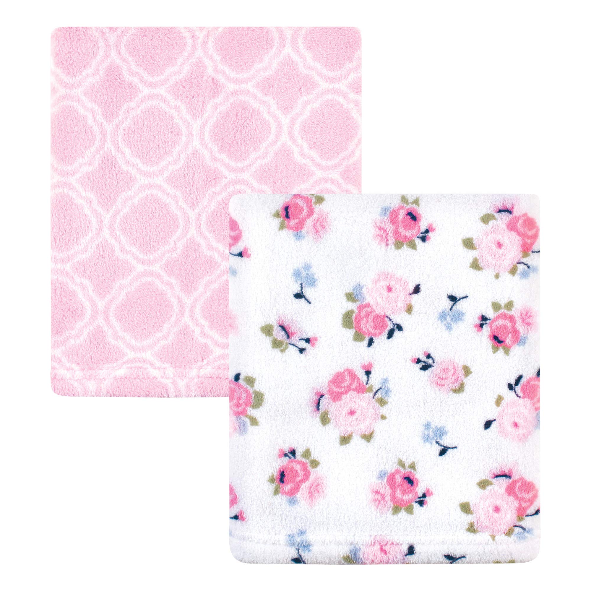 Luvable Friends Couverture polaire bébé unisexe motif floral taille unique