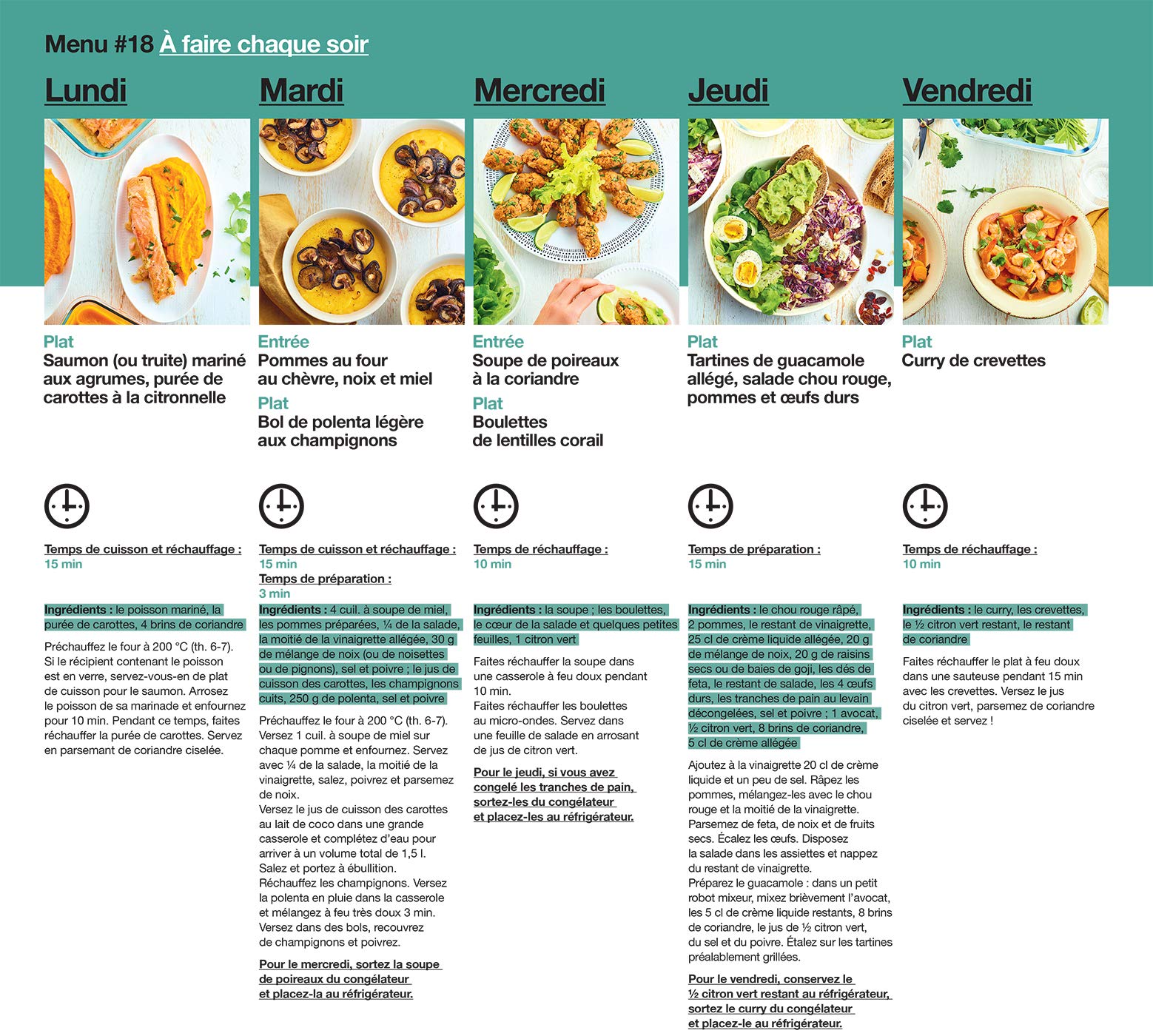 En 2h Je Cuisine Pour Toute La Semaine Pdf Gratuit