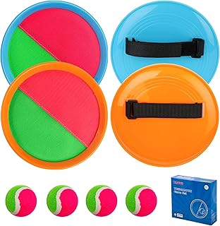 Mxiutery Toss and Catch Game Ball Set,Ball Catch Set, Outdoor Games Beach Games for Kids - Kids Toys Pool Toys Beach Toys Summer Toys for Kids Ages 4-8, Outside Toys for Kids Boys Girls