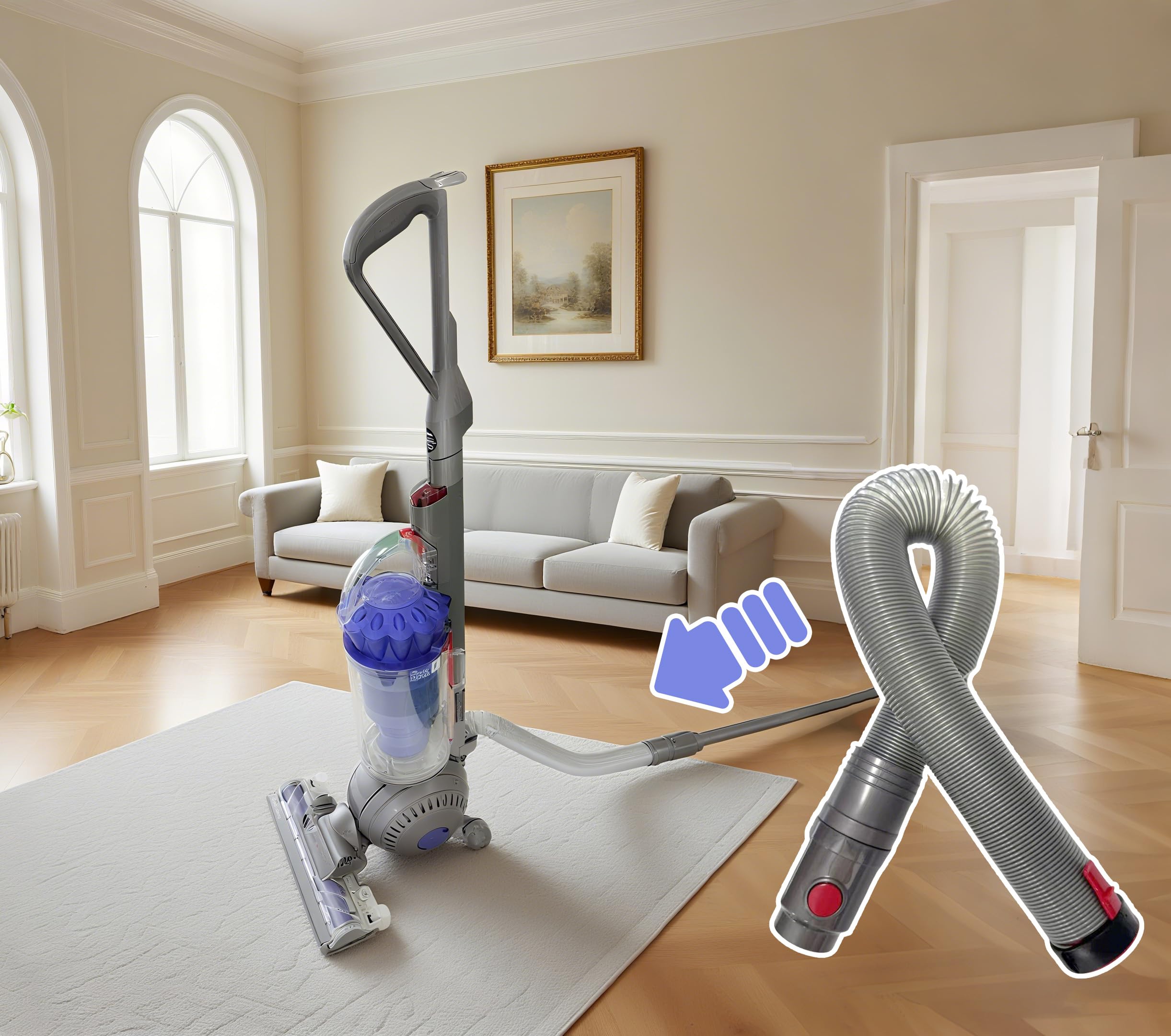 Dyson Hose Replacement - Upgraded for DC41, DC40 & More -2
