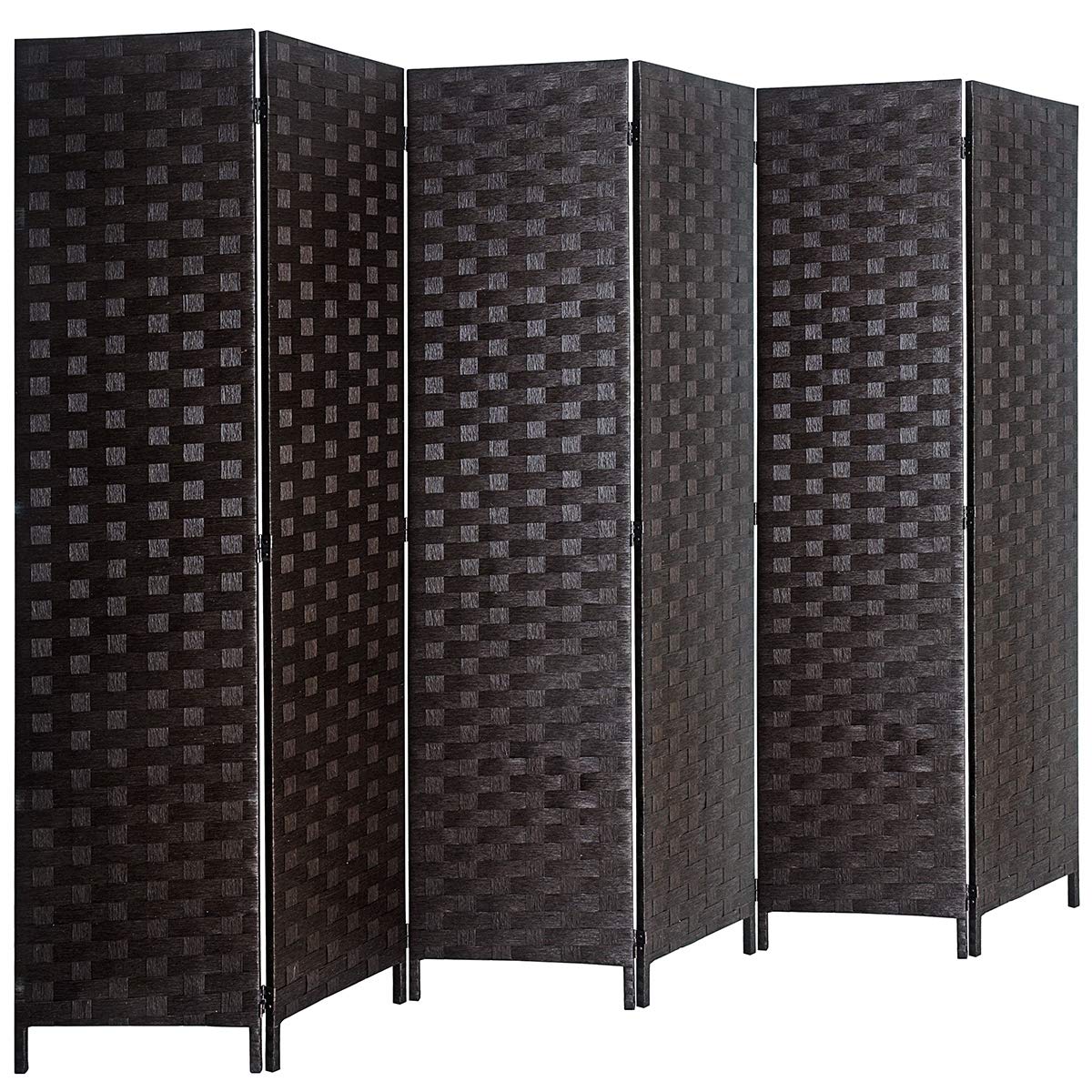 Rose Home Fashion 6 ft.Tall 16in Wide Room Dividers,Double Side Woven