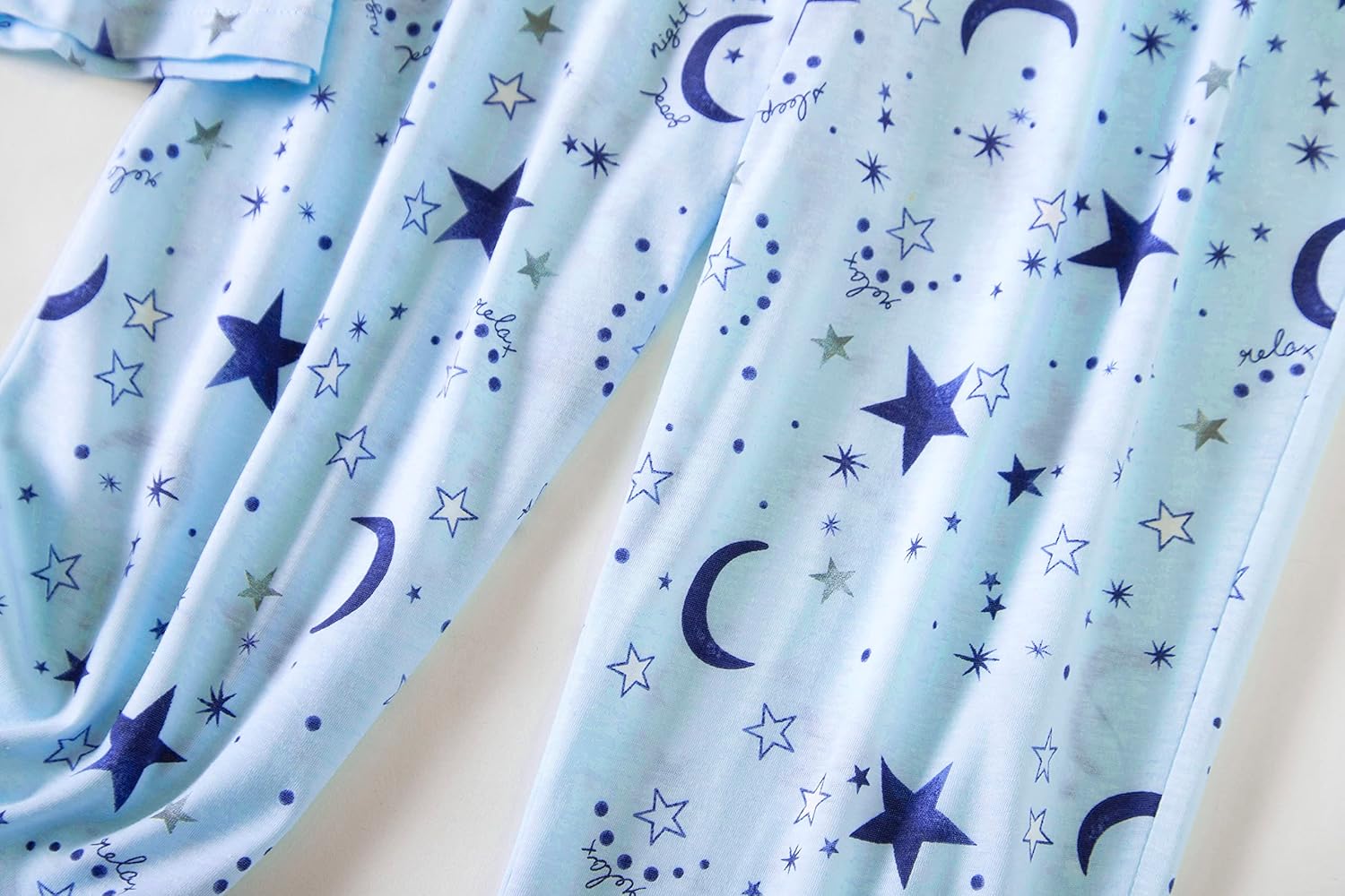 PNAEONG Women's Capri Pajama Pants Lounge Causal Bottoms Fun Print Sleep Pants - Image 8