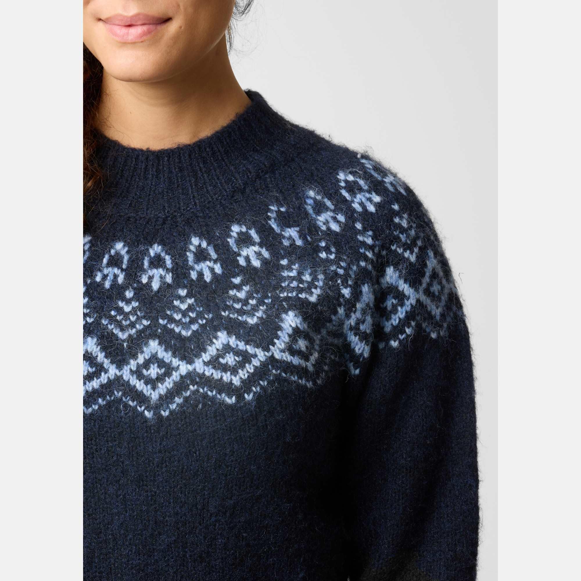 Swedemount Lofoten - Maglione di lana da donna, caldo maglione di lana