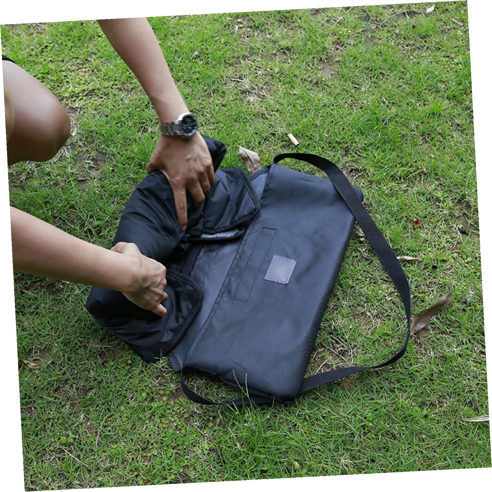Abaodam Manta Plegable para Mascotas Manta De Viaje para Exteriores para Perros y Gatos Negra