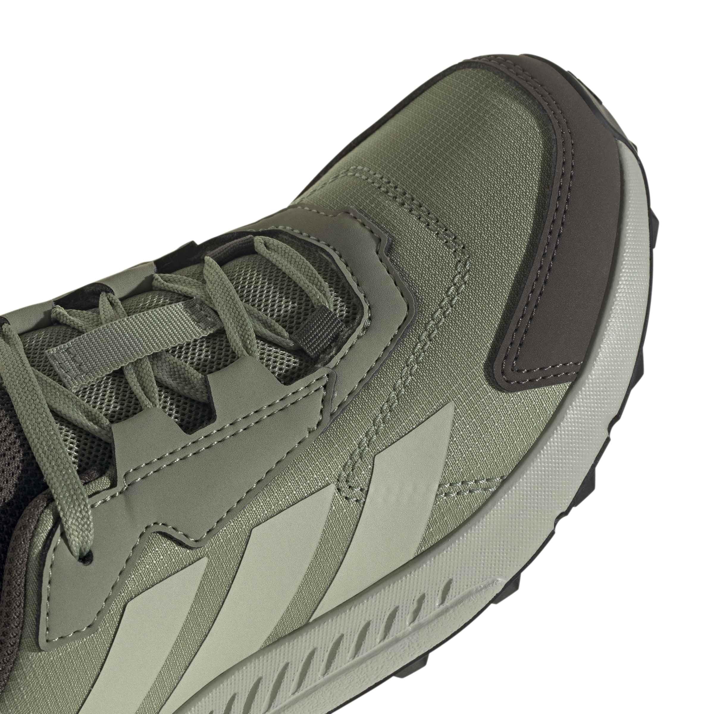 adidas Uniseks - dzieci Terrex Anylander Junior Hiking Shoes, tent green/halo green/shadow olive, 37 1/3 EU