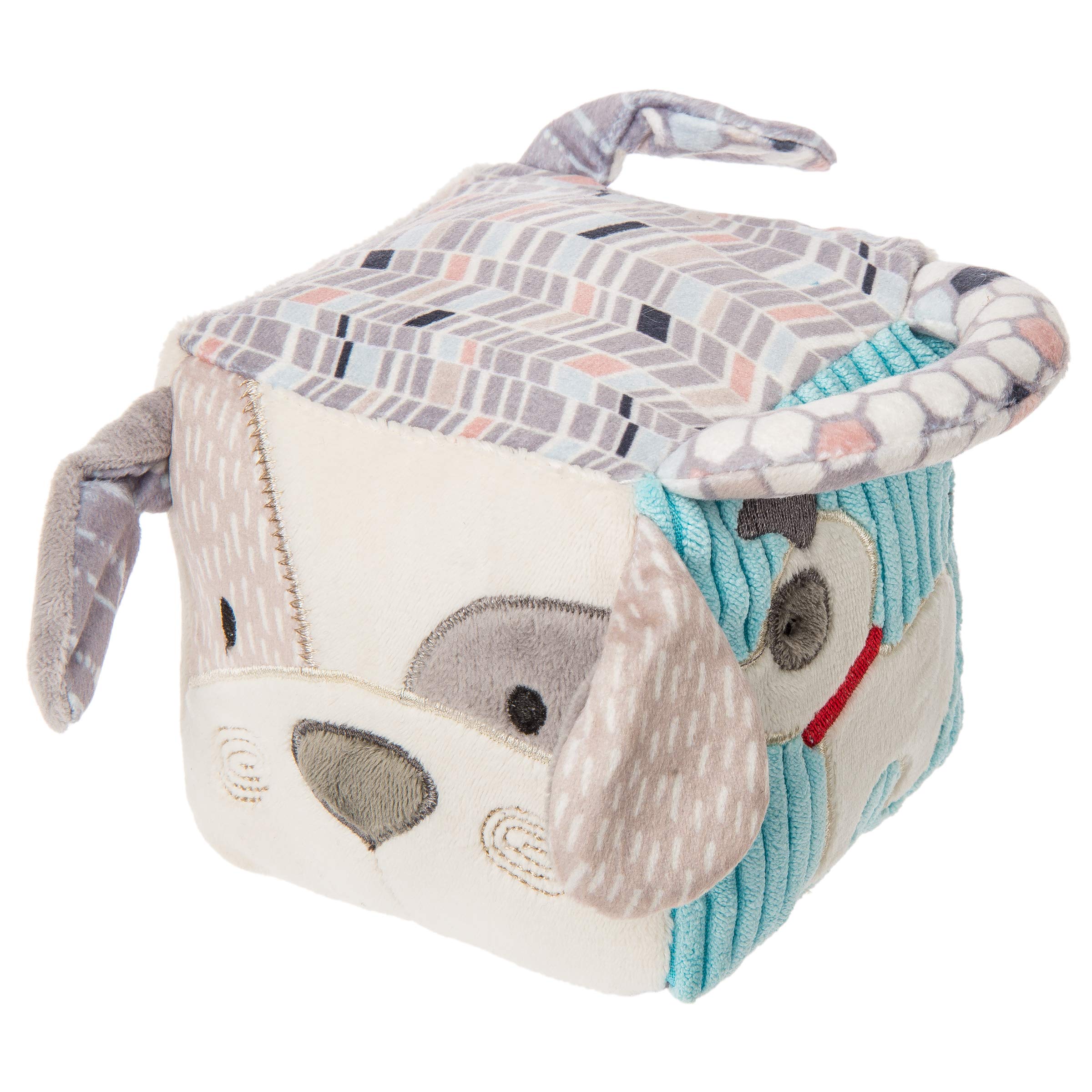 Super Soft Activity Cube, Deco Pup, 4 x 4-Inches
