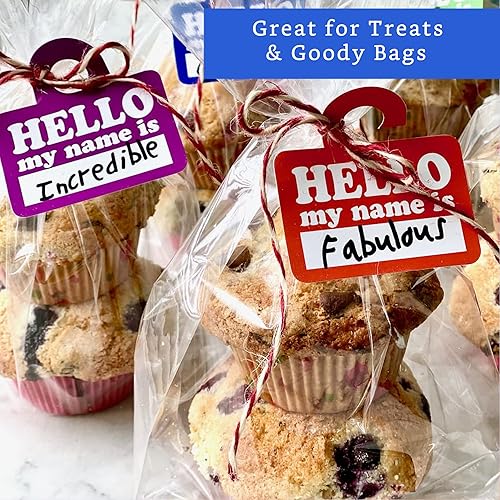 Miniatura 3 de FIESTA WRAPS Rollo de celofán transparente (16 pulgadas x 110 pies) - Envoltura de celofán - Rollo de celofán - Bolsas de celofán transparentes -