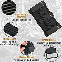 Vista 2 de Manijas de agarre de barra enrollable para Jeep, paquete de 4, asas de agarre para Jeep para Wrangler JK YJ TJ JL & Gladiator JT 2021 2022 2023 2024