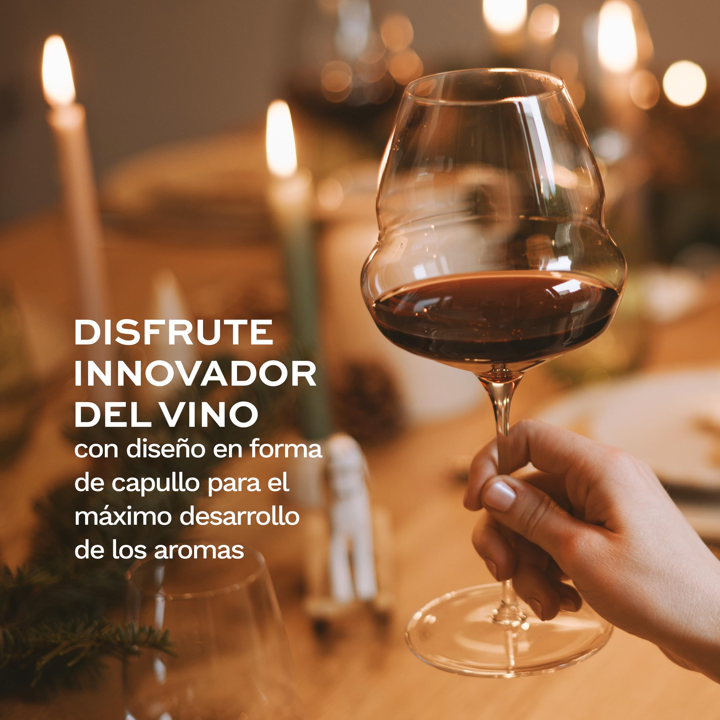 Stölzle Lausitz Copas de Vino Tinto Quatrophil Set de 6, 710 ml – Copas para Borgoña y Pinot Noir – Óptima Liberación de Aroma y Diseño Elegante – Resistentes a Lavavajillas