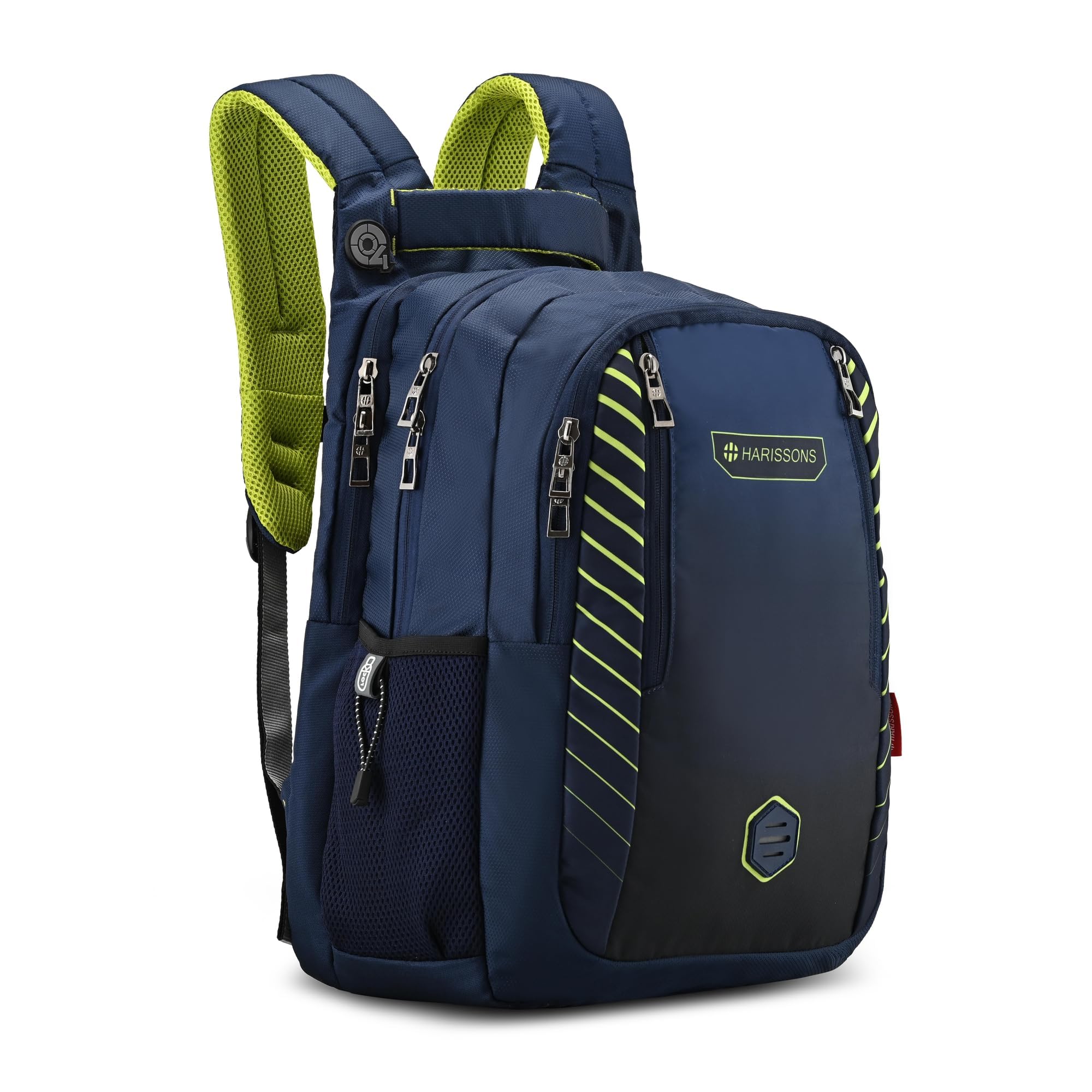 HARISSONS Locus 35L Laptop Backpack for Men & Women (Navy-Green) | 15.6" Office Laptop Bag with Ergo-grip Backpstraps & Elevated Laptop Cradle | Overnighter Travel Laptop Backpack with Reflectors (B0CWS1YN9F) Amazon Price History, Amazon Price Tracker