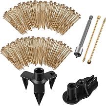 Dreyoo Squeaky Floor Repair Kit with 5 Tools and 50 Screws