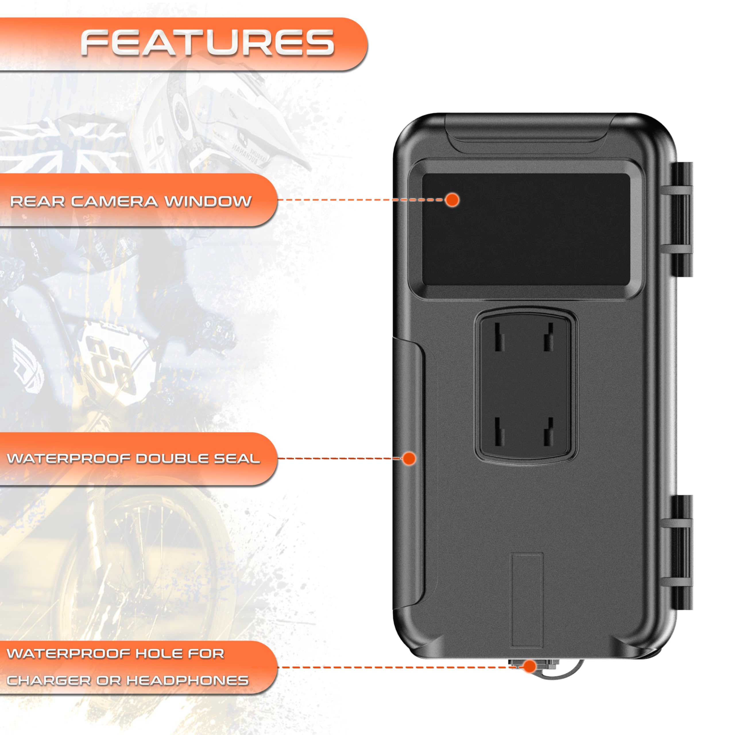 Sovica Support Telephone Moto Velo Etanche Compatible avec Les