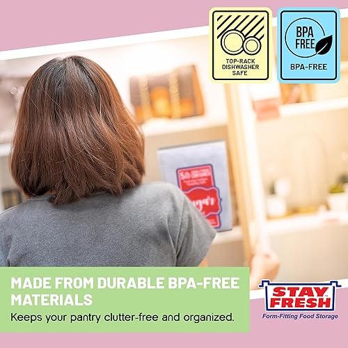 Miniatura 5 de Stay Fresh Recipiente de almacenamiento de azúcar  Kitchen Discovery  El recipiente de azúcar con cierre a presión mantiene los gránulos frescos,