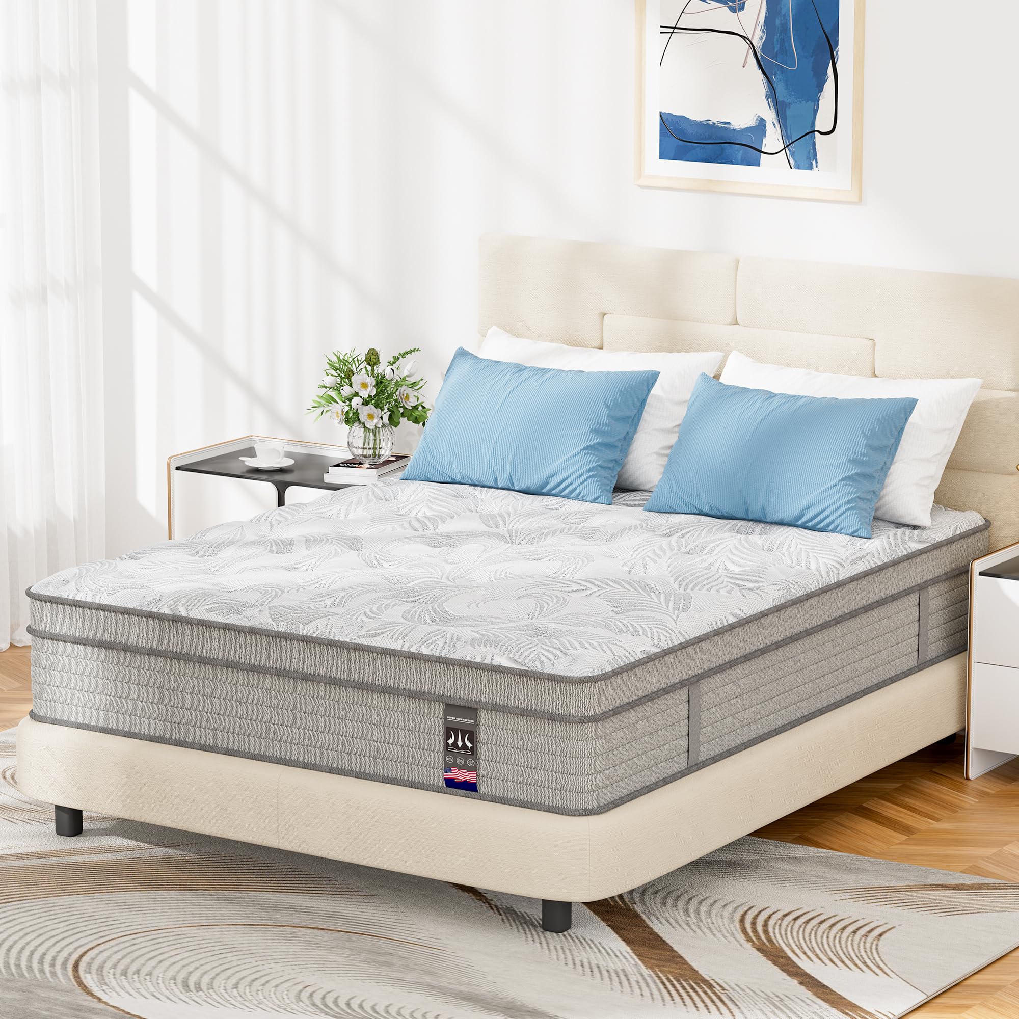 Amazon.com: ZFHCBJ Queen Mattress 12 Inch, Mattress Queen Size 12