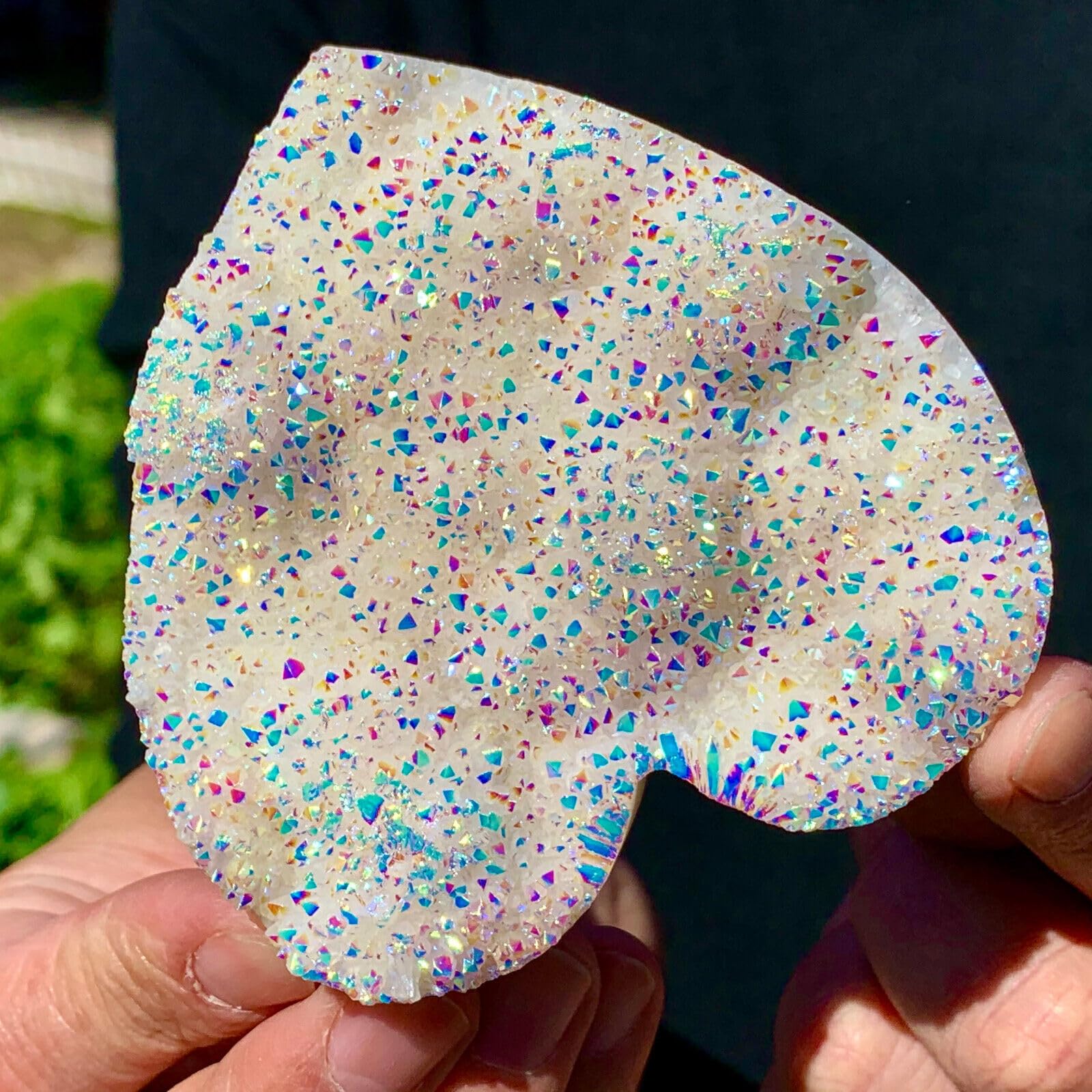 1pc 300-350g Colorful Chalcopyrite Calci Crystal ClustRare
