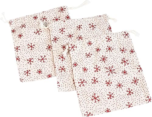 Miniatura 2 de Bolsas de regalo de lino de Navidad, bolsa de arpillera con cordón de Navidad, 3 piezas, bolsas de regalo de cáñamo de algodón para recuerdos de