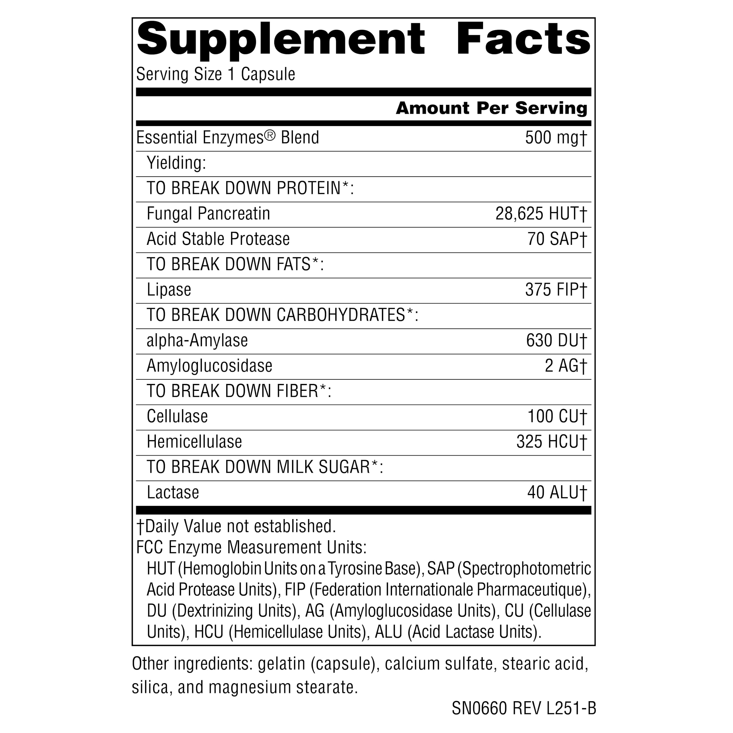 Source Naturals Daily Essential Enzymes, 500 mg - 120 Capsules — Amazon image 2
