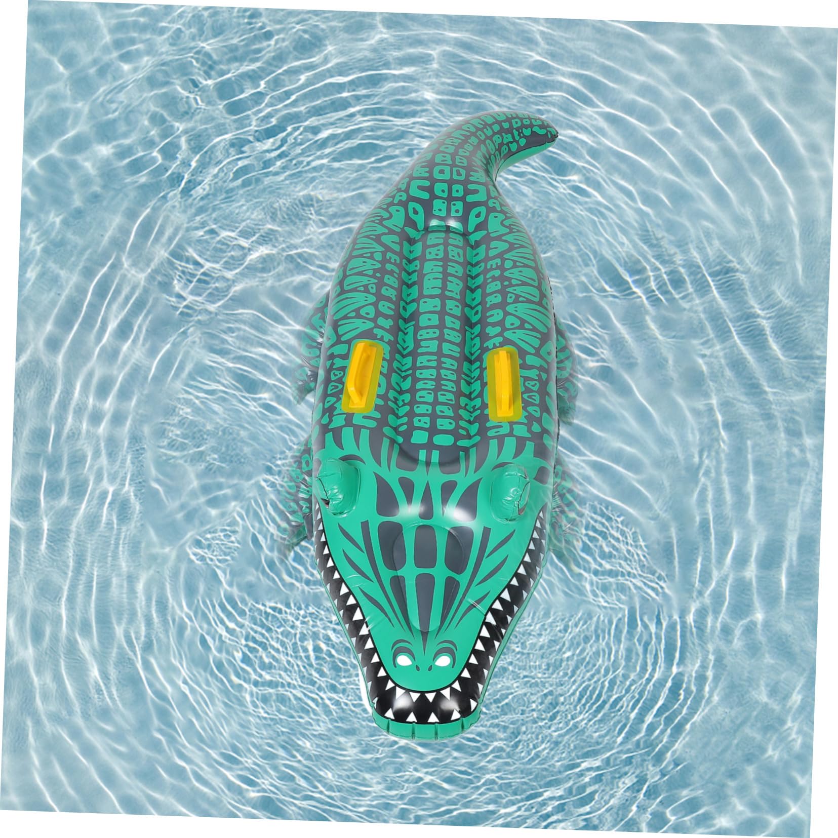 Generisch Aufblasbares Alligator Surfbrett für Pool und Strand Ergonomische Schwimmmatte aus Schnelles Aufblasen für Sommer und Wasseraktivitäten