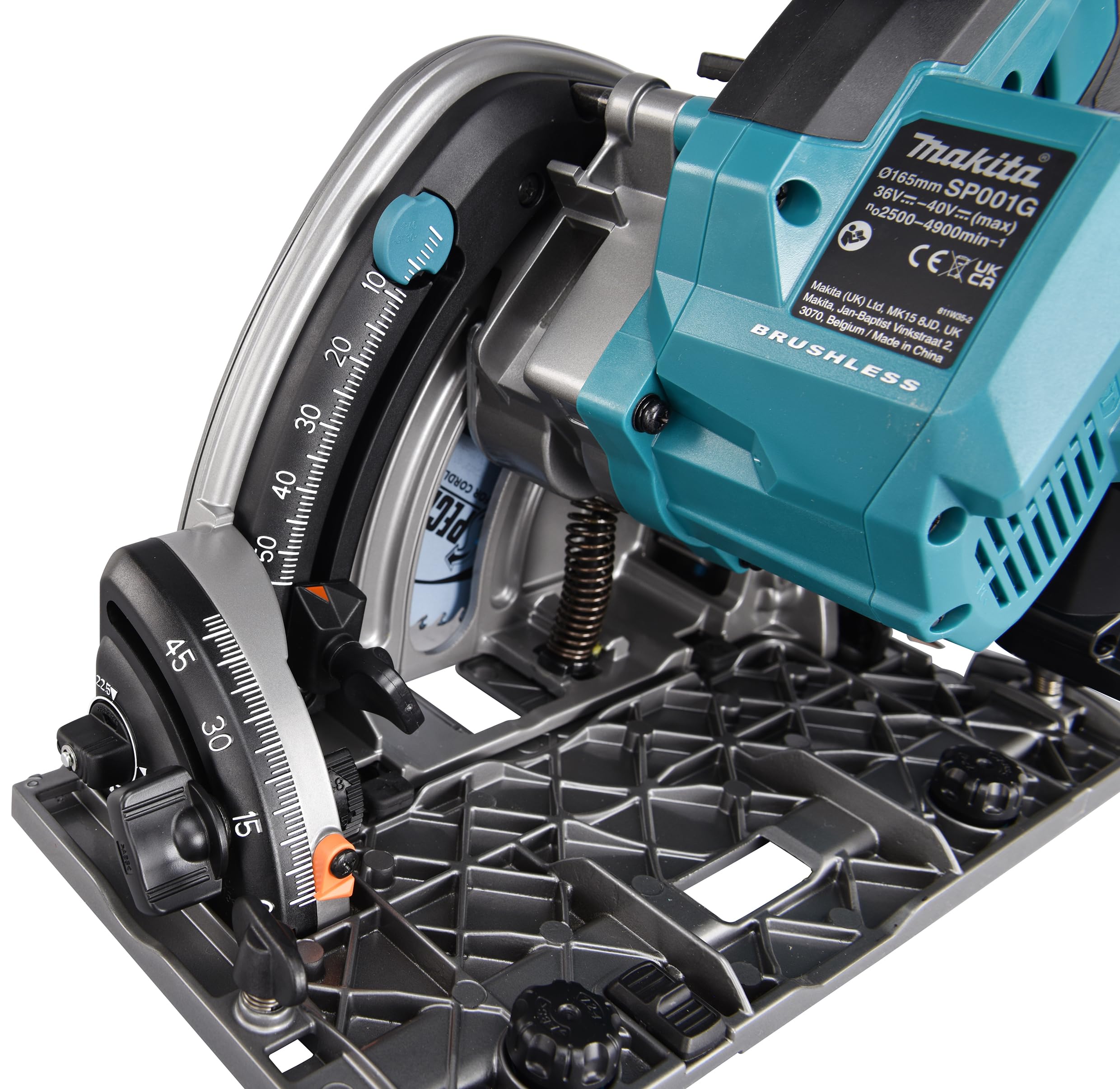 Scie plongeante 165 mm XGT 40V (Produit seul) avec puce bluetooth en makpac - MAKITA SP001GZ03