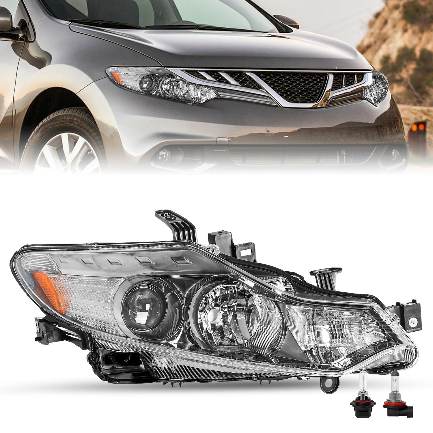 Amazon.com: SOCKIR Halogen Model Headlight Assembly