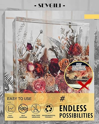 Miniatura 4 de Kits de resina epoxi de 32 onzas, 3 piezas de resina epoxi transparente súper anti-amarilleamiento, resina epoxi resistente a los rayos UV para