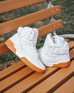 Amazon | PATRICK EWING Athletics 33 HI OG ホワイト/ガム, マルチ, 9