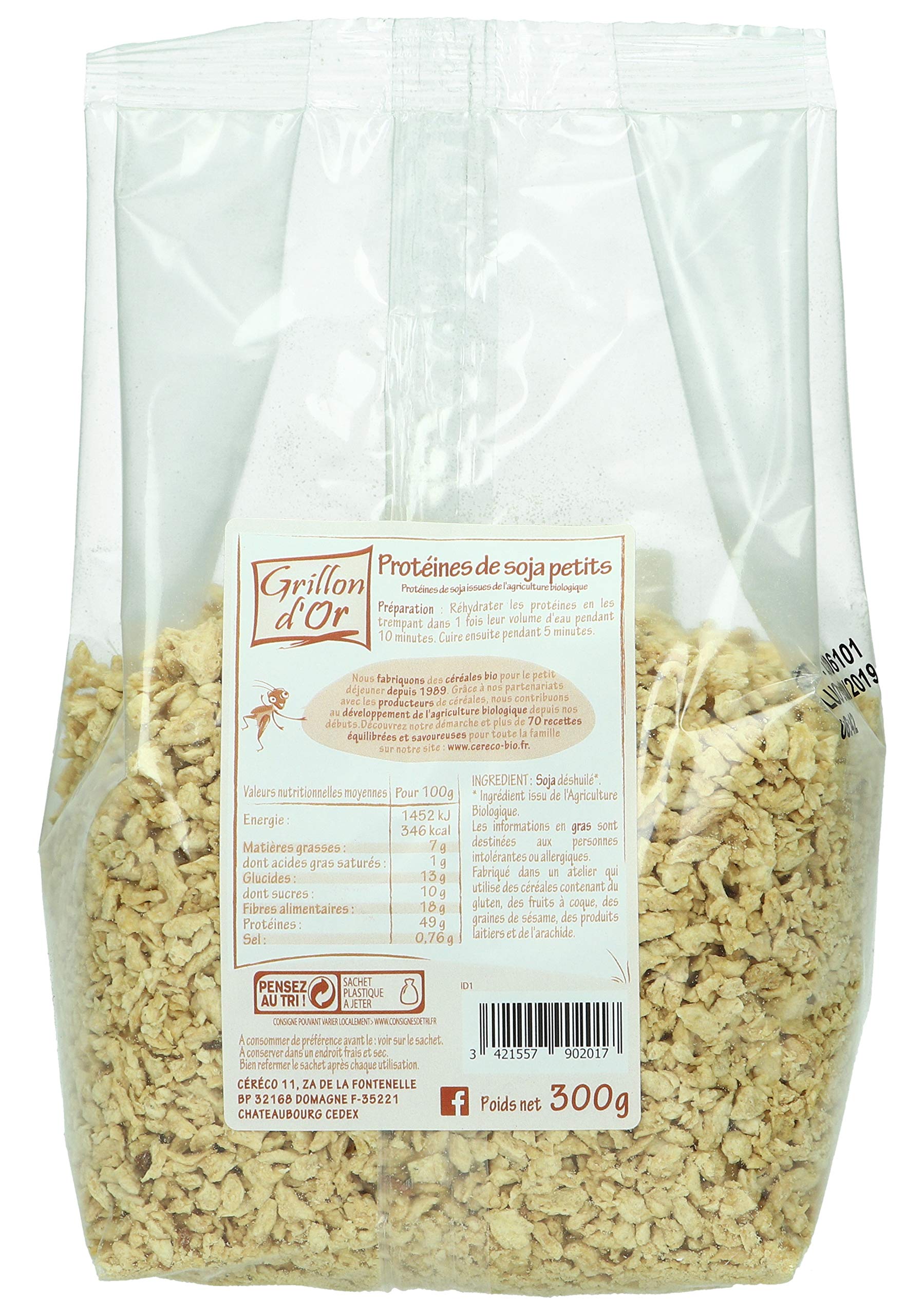 Grillon D'or Protéines De Soja Petit 300 G