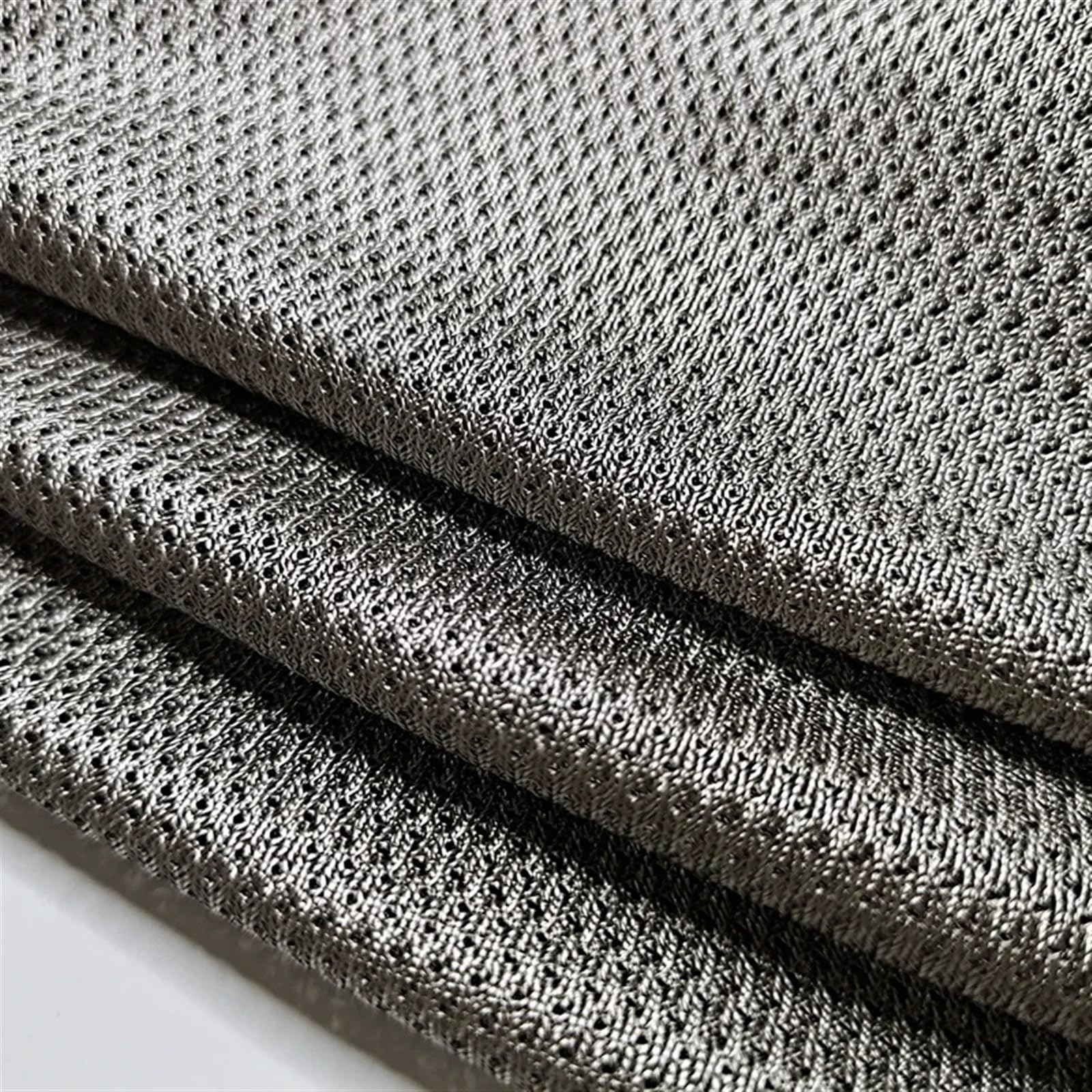 Tejido De Malla Tela de Malla Transpirable de 50 cm x 150 cm, Tela de Fibra Plateada for Manualidades de Costura DIY para Costura