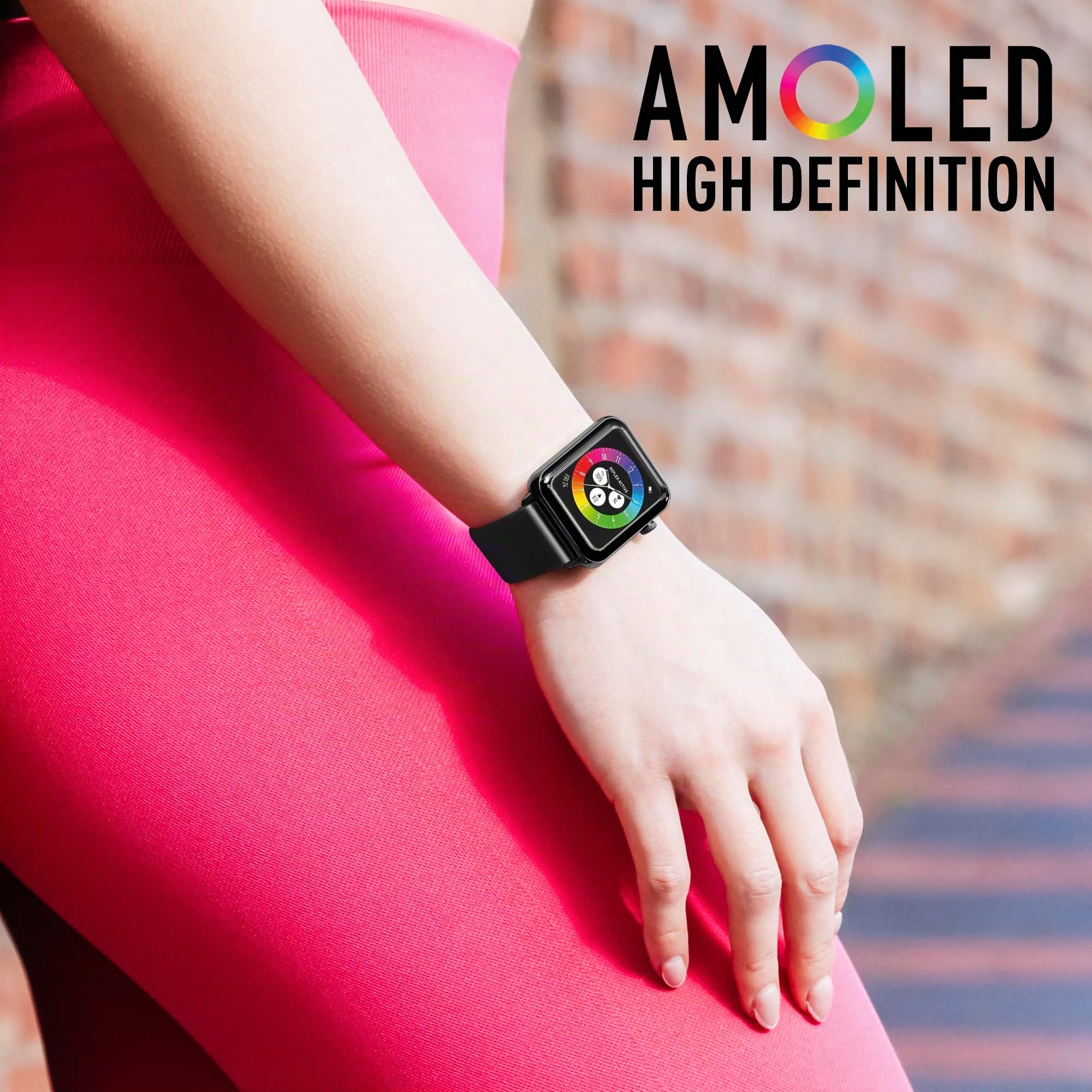 Reflex Active Amoled Series 30 Smartwatch 4,5 cm Always-On Display Schwarz