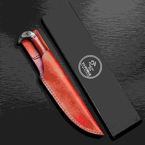 Miniatura 2 de YA FORGE Juego de cuchillos vikingos 3 en 1 de alta calidad sumérgete en la herencia nórdica con nuestro paquete todo incluido, cuchillo de seax