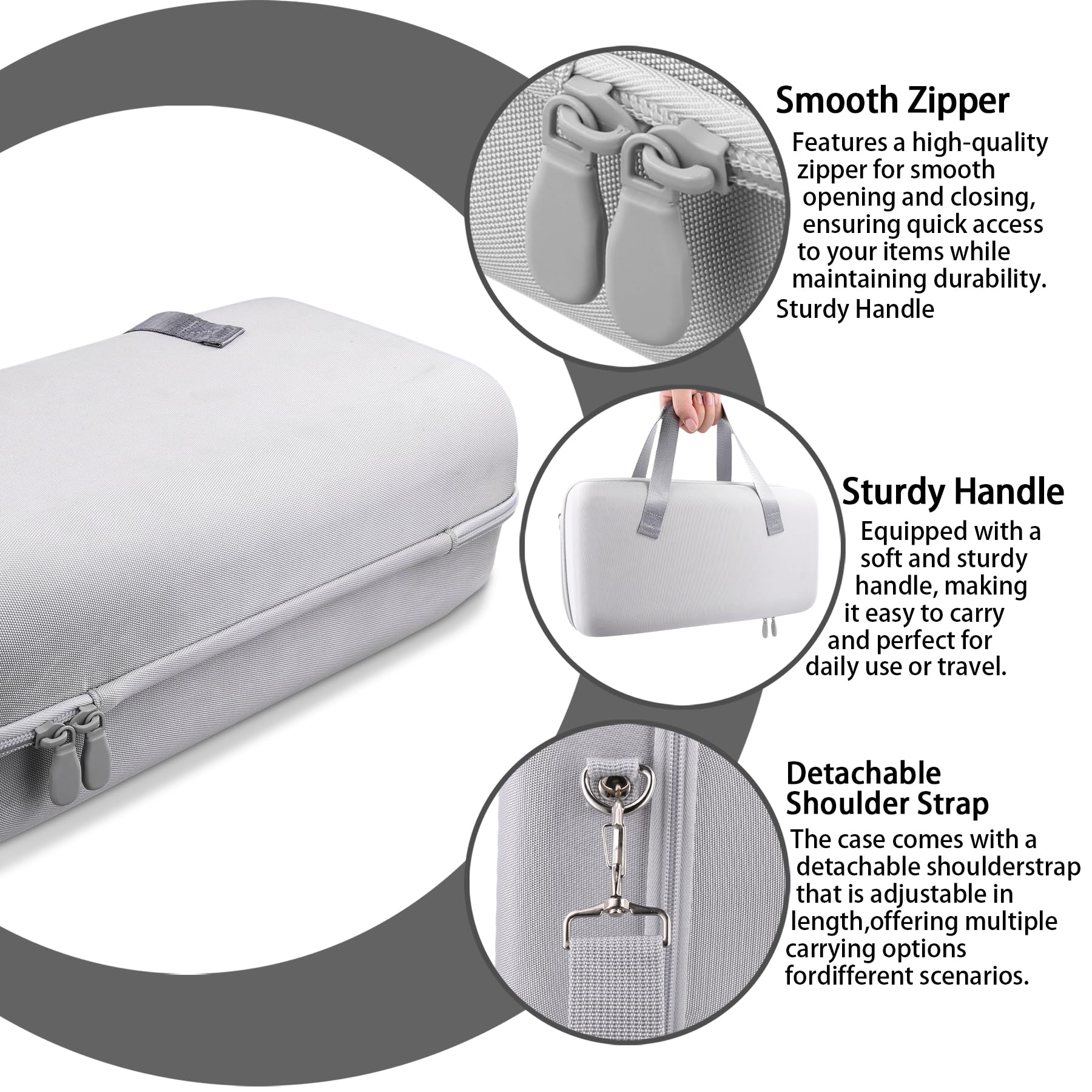 co2CREA für Sony ULT Field 5 Tragbarer Bluetooth Lautsprecher,Harte Schutzhülle Tasche passt ULT Power Sound IP67 wasserdichter Lautsprecher,Nur Tasche