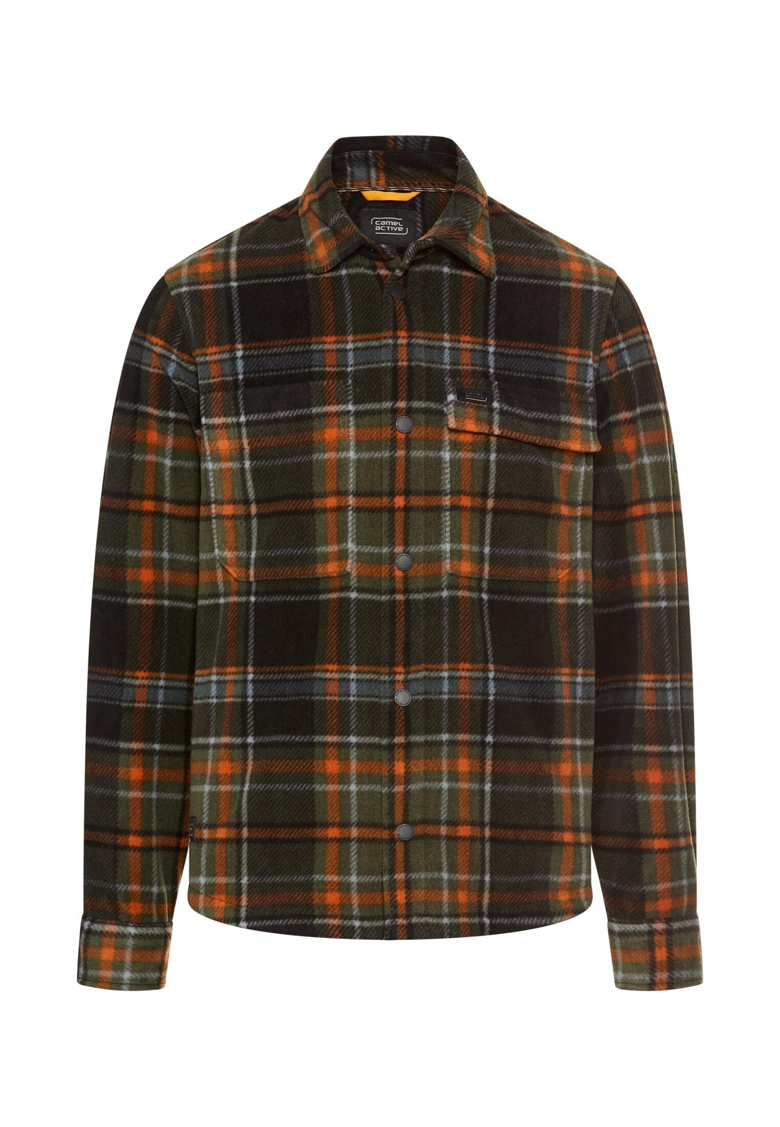 camel active Herren Overshirt mit Seitentaschen