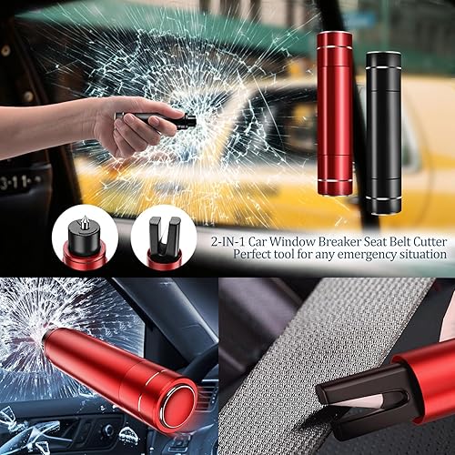 Miniatura 2 de Safe Hammer - Cortador de cinturón de seguridad para automóvil, cortador de cinturón de seguridad, cortador de cinturón de seguridad, herramienta de