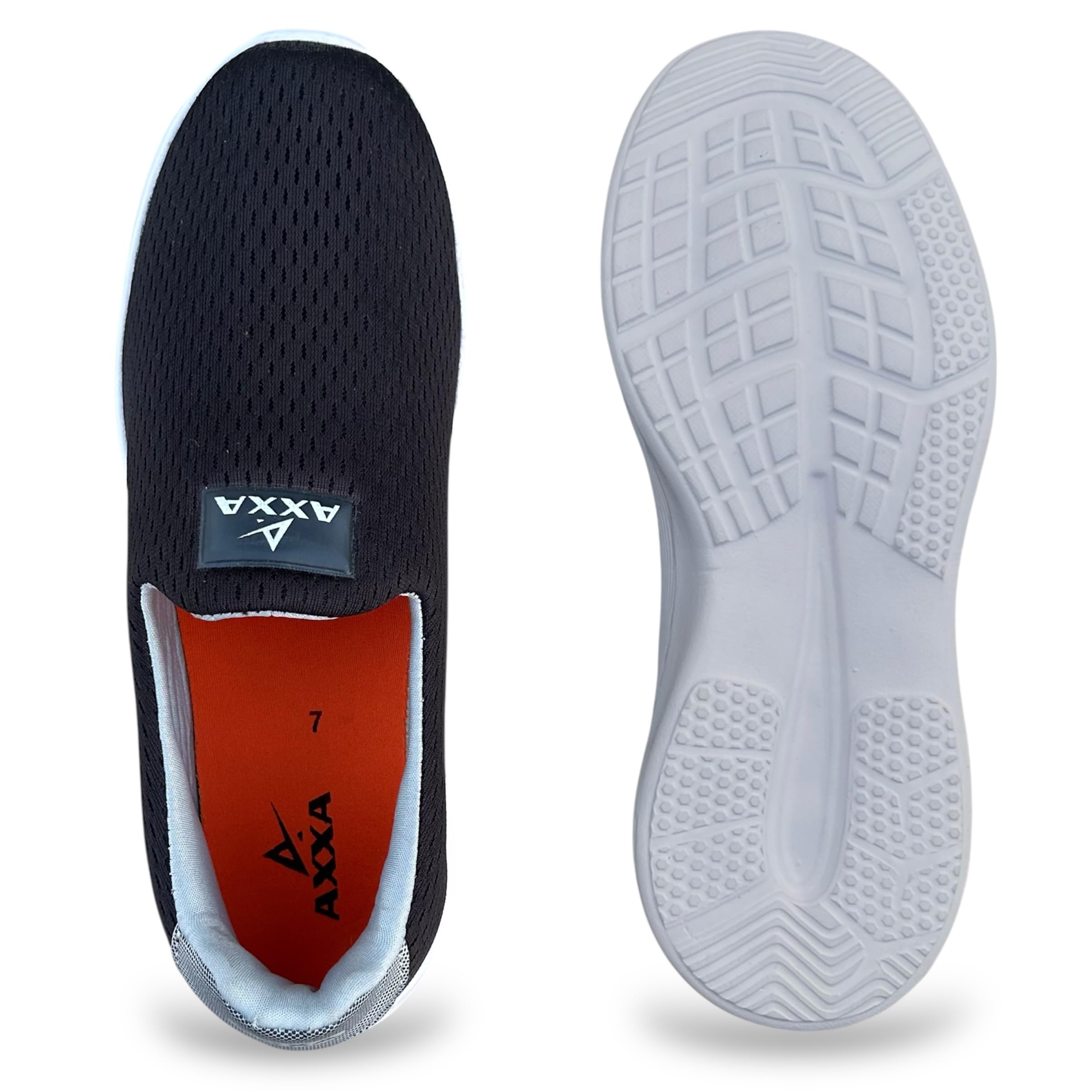 AXXA Men's Walking and Running Shoes | Eva Sports Shoes for Men (OXYFIT) (Black, UK Footwear Size System, Adult, Men, Numeric, Medium, 9) 3