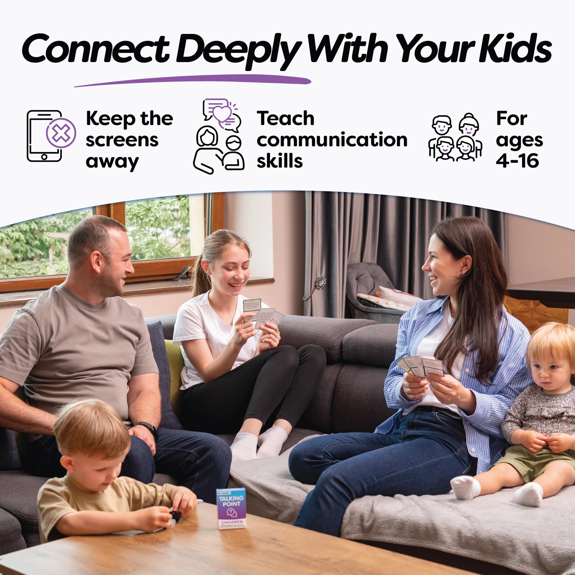 56 Carte Di Conversazione Per Bambini - Giochi Di Famiglia Per Stimolare Fantasia Ed Emozioni - Edubini