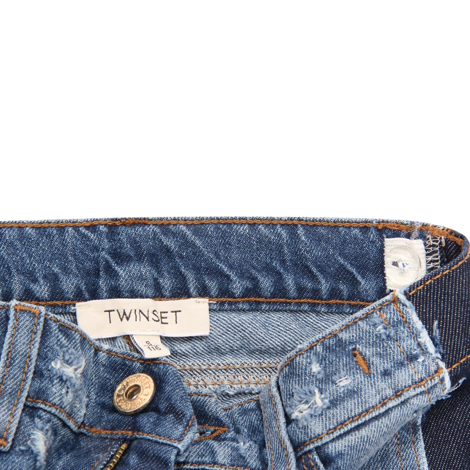 4161AQ jeans bimba TWIN-SET kids denim trouser