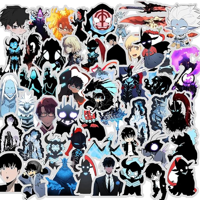 Buy 50pcs Solo Leveling Stickers Sung JinWoo Cha Haein Baek YoonHo