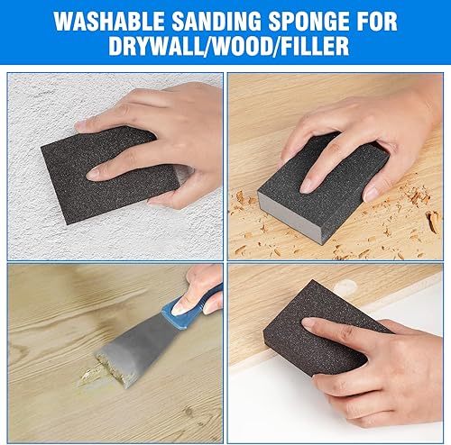 Miniatura 5 de Kit de rodillos de pintura, pinceles de pintura y juego de rodillos de pintura pequeños de espuma de 4 pulgadas, herramientas de pintura todo en uno