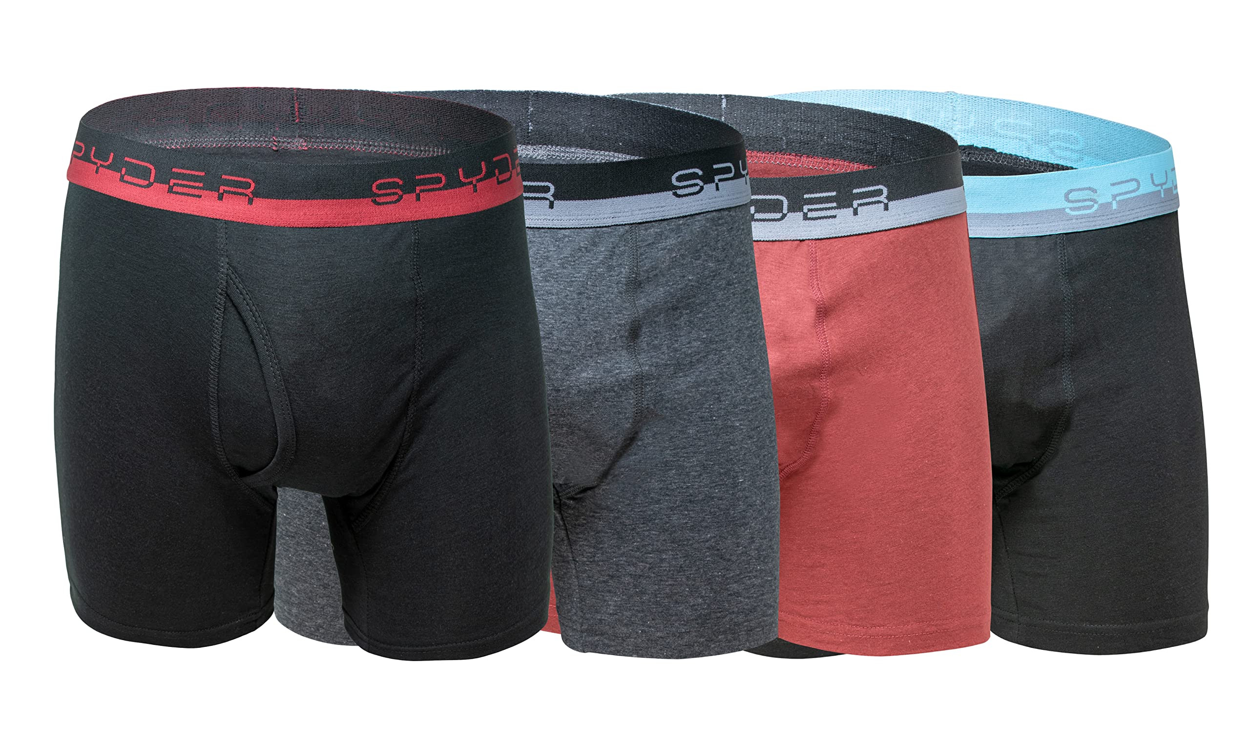 Spyder Men's Boxer Briefs Pro Cotton Sports Underwear