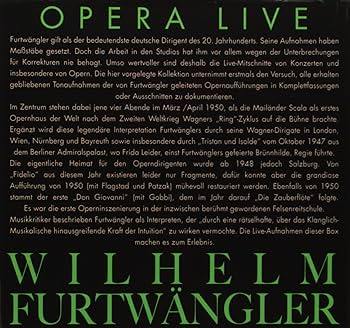 その他 Furtw?ngler: Opera Live Furtwängler: Opera Live: Amazon.de: Musik-CDs & Vinyl