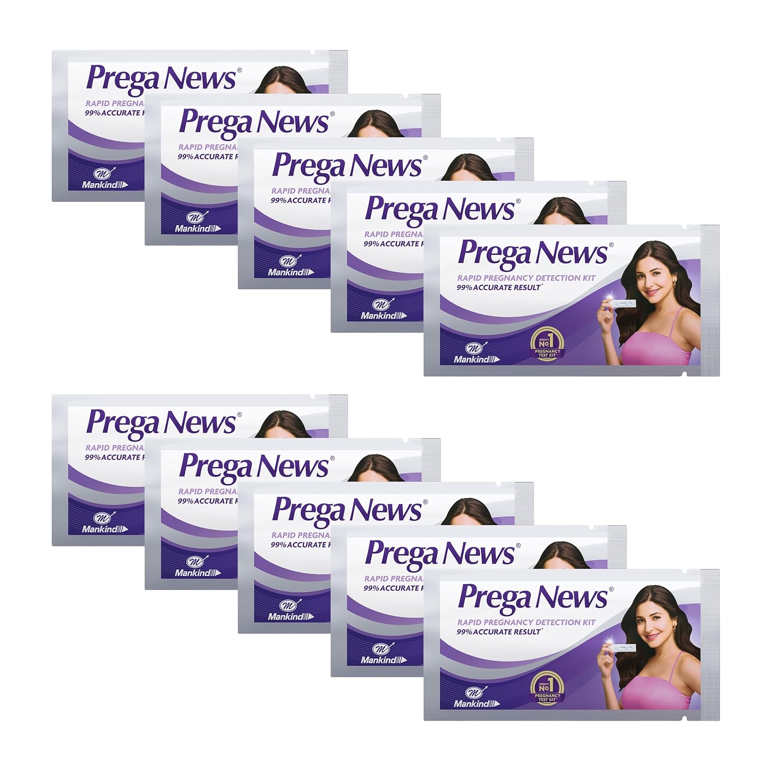 Buy Manforce Prega News Test Kit One Step Urine Hcg Pregnancy Test Kit
