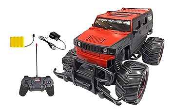 Popsugar Rubber Monster Truck With Remote Control, Pack Of 1, Black