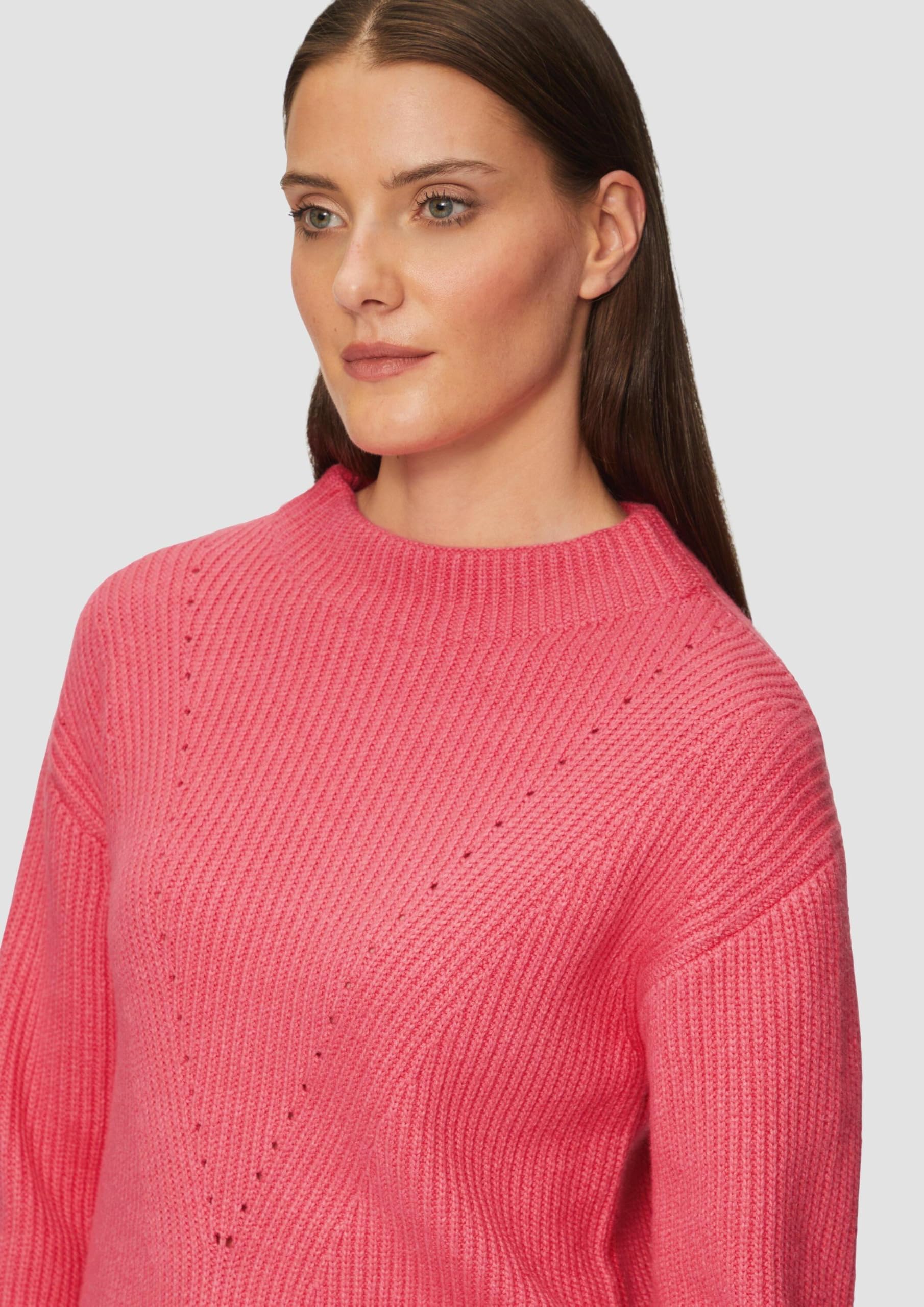 s.Oliver Oversized-Strickpullover mit Ajour-Detail