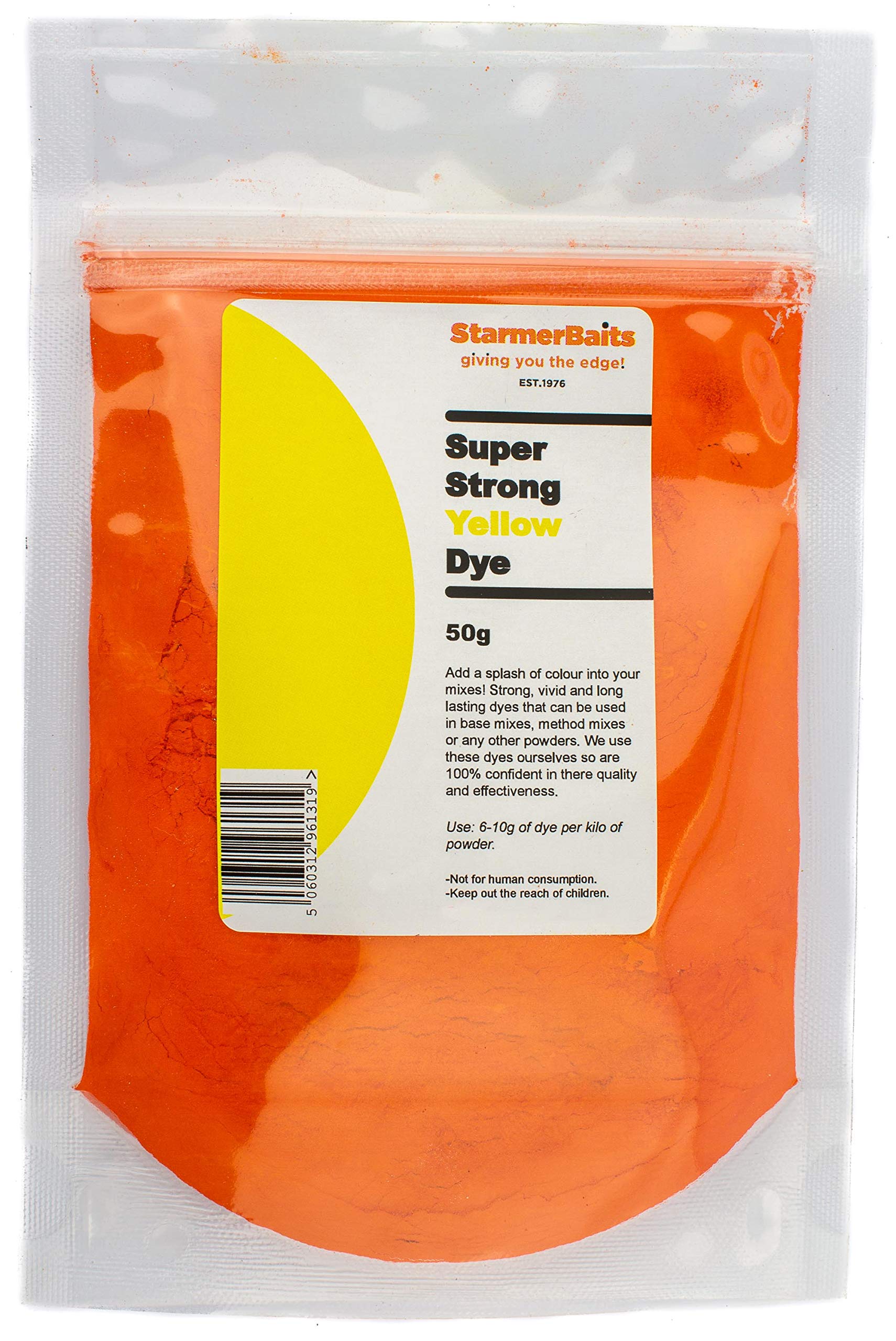 starmerbaits Dye: Yellow | Size: 1000g